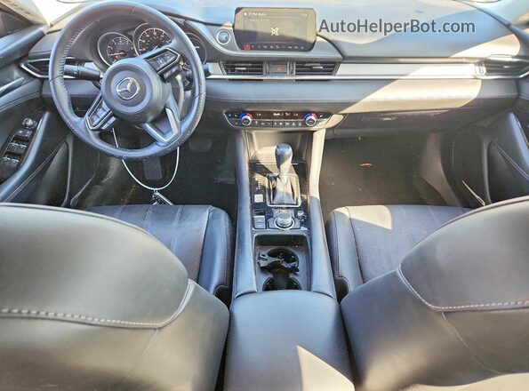 JM1GL1WY4K1508588 2019 MAZDA 6 White Vista del salpicadero