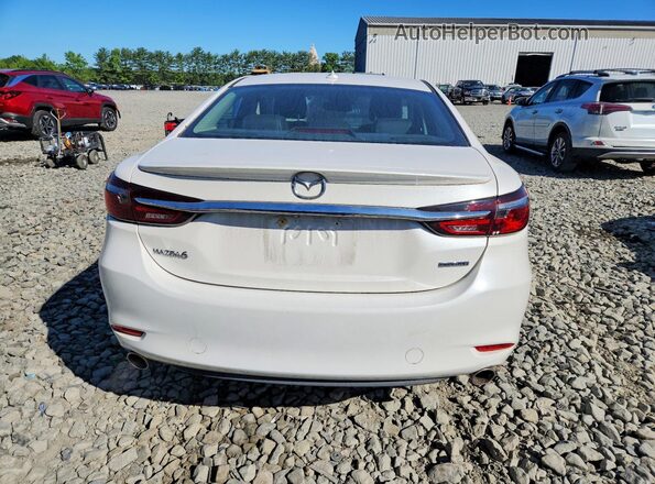 JM1GL1WY4K1508588 2019 MAZDA 6 White Vista trasera