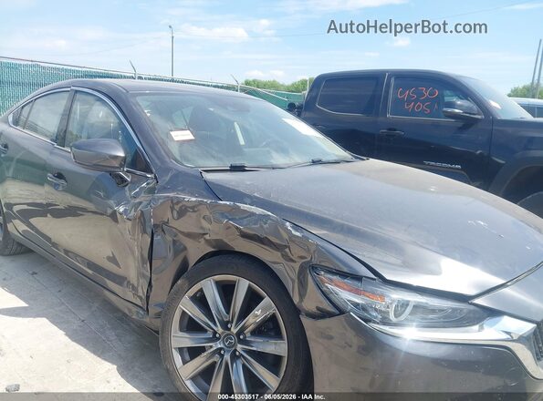 JM1GL1WY4L1516076 2020 MAZDA 6 Gray Widok z przodu