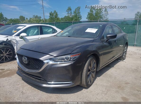 JM1GL1WY4L1516076 2020 MAZDA 6 Gray Przód lewy