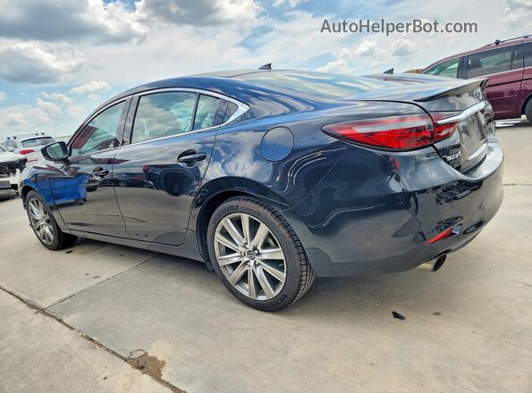 JM1GL1WY5L1526972 2020 MAZDA 6 Black Հետևի ձախ
