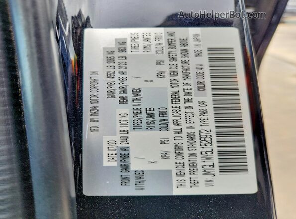 JM1GL1WY5L1526972 2020 MAZDA 6 Black VIN կոդի պիտակի տեսք