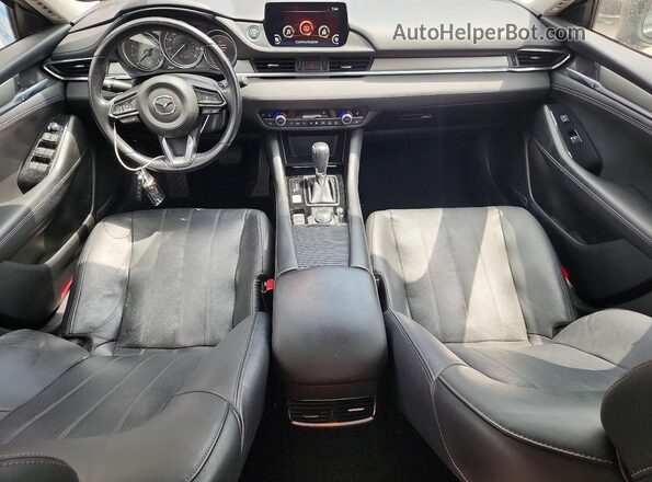 JM1GL1WY5L1526972 2020 MAZDA 6 Black Առջևի վահանակի տեսք