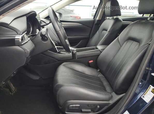 JM1GL1WY5L1527183 2020 MAZDA 6 Blue Вид салону спереду