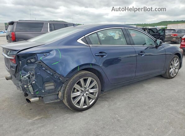 JM1GL1WY5L1527183 2020 MAZDA 6 Blue Задня права чверть