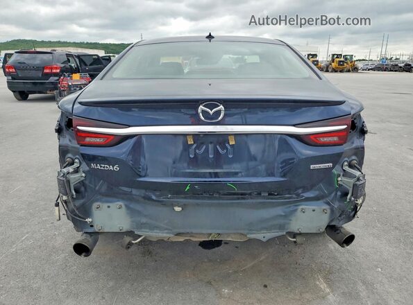 JM1GL1WY5L1527183 2020 MAZDA 6 Blue Вид ззаду