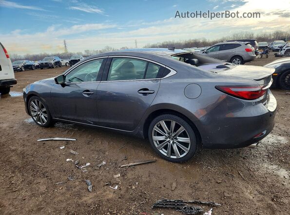 JM1GL1WYXJ1328661 2018 MAZDA 6 Charcoal Задня ліва чверть