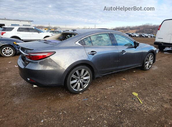 JM1GL1WYXJ1328661 2018 MAZDA 6 Charcoal Задня права чверть