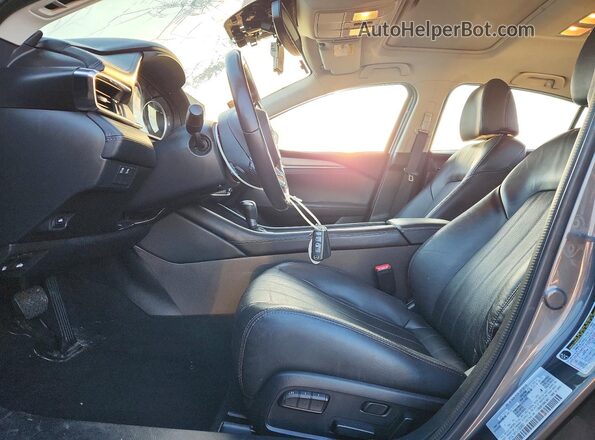 JM1GL1WYXJ1328661 2018 MAZDA 6 Charcoal Вид салону спереду