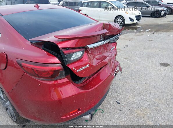 JM1GL1X53H1116084 2017 MAZDA 6 Red Widok z przodu