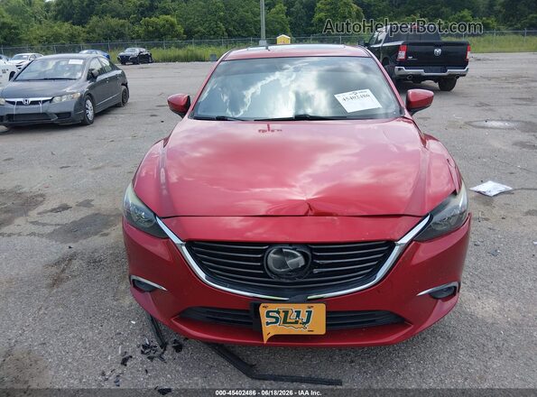 JM1GL1X53H1116084 2017 MAZDA 6 Red Widok zestawu wskaźników