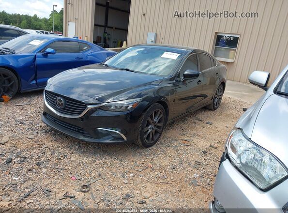 JM1GL1X53H1125660 2017 MAZDA 6 Black Przód lewy