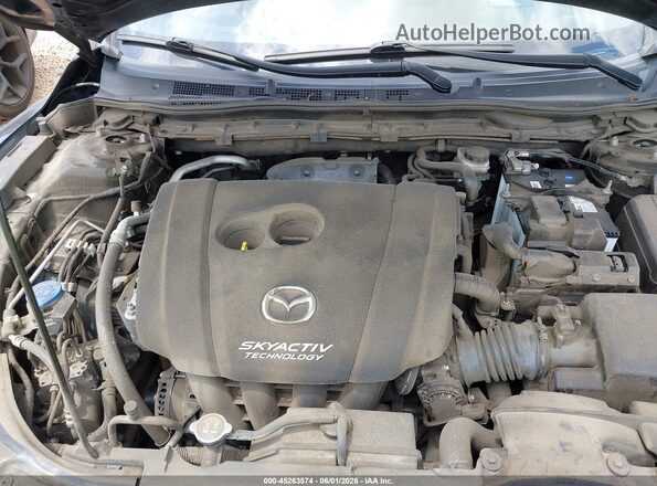 JM1GL1X53H1125660 2017 MAZDA 6 Black Widok z tyłu