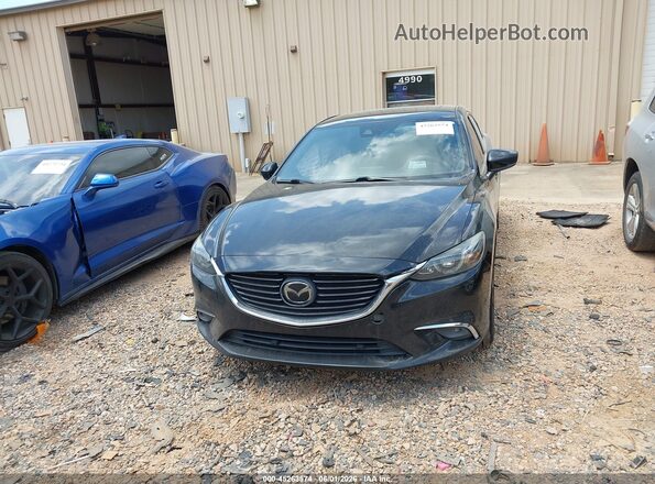 JM1GL1X53H1125660 2017 MAZDA 6 Black Widok zestawu wskaźników