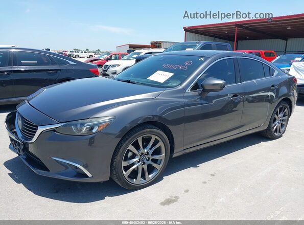 JM1GL1X5XH1134906 2017 MAZDA 6 Gray Przód lewy