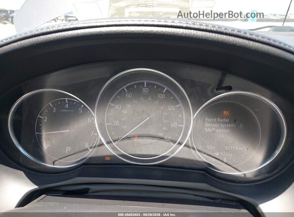 JM1GL1X5XH1134906 2017 MAZDA 6 Gray Widok tylnych siedzeń