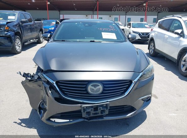 JM1GL1X5XH1134906 2017 MAZDA 6 Gray Widok zestawu wskaźników
