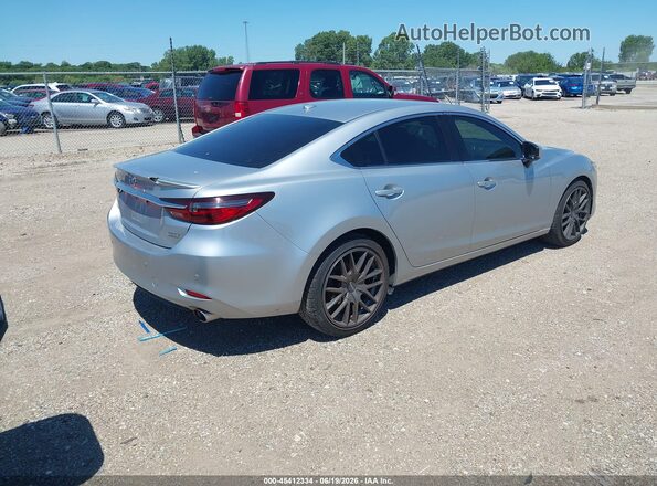 JM1GL1XY6J1319566 2018 MAZDA 6 Silver Tył prawy