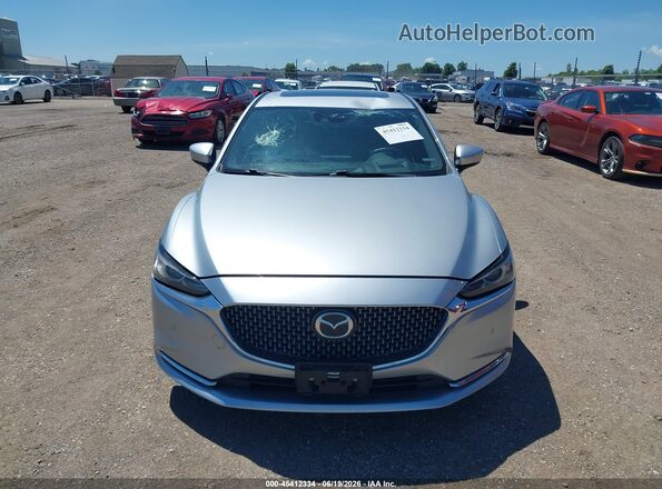 JM1GL1XY6J1319566 2018 MAZDA 6 Silver Widok zestawu wskaźników