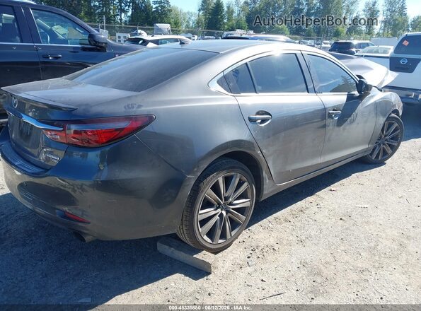 JM1GL1XY7M1604491 2021 MAZDA 6 Серый Задняя правая четверть