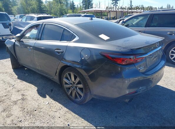 JM1GL1XY7M1604491 2021 MAZDA 6 Серый Задняя левая четверть