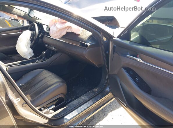 JM1GL1XY7M1604491 2021 MAZDA 6 Серый Вид салона спереди