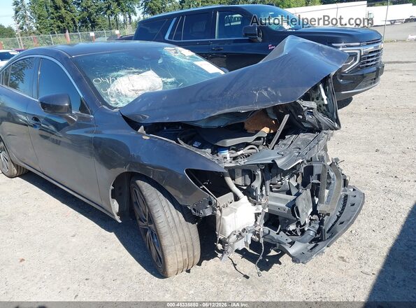 JM1GL1XY7M1604491 2021 MAZDA 6 Серый 