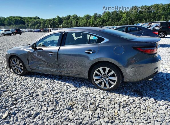 JM1GL1XY8J1329872 2018 MAZDA 6 Silver Tył lewy