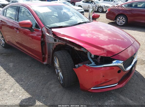 JM1GL1XYXM1614495 2021 MAZDA 6 Red Front view