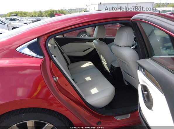 JM1GL1XYXM1614495 2021 MAZDA 6 Red VIN sticker view