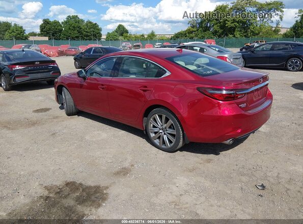 JM1GL1XYXM1614495 2021 MAZDA 6 Red Rear left
