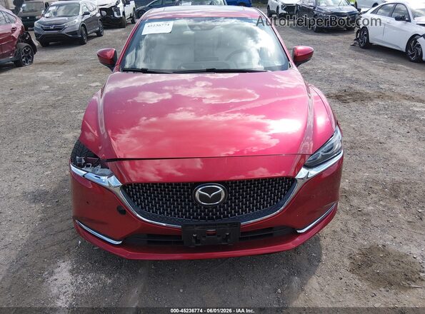 JM1GL1XYXM1614495 2021 MAZDA 6 Red Rear interior view