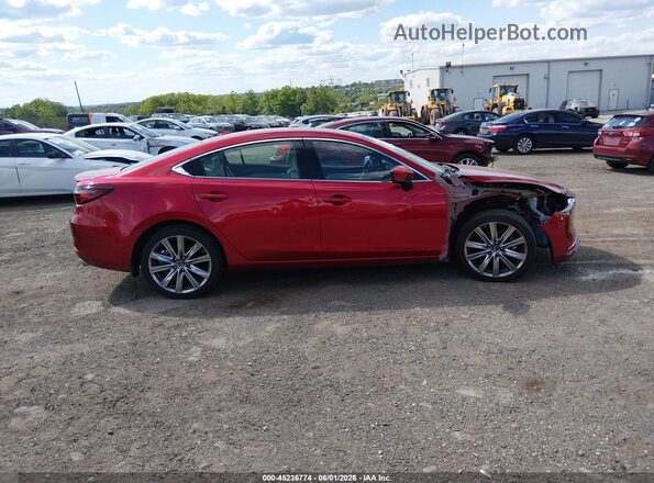 JM1GL1XYXM1614495 2021 MAZDA 6 Red 360 interior view