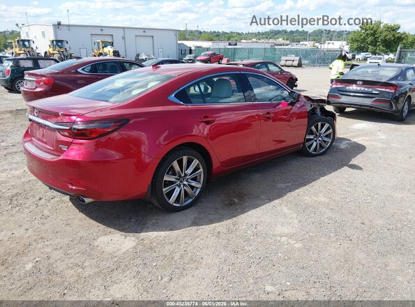 JM1GL1XYXM1614495 2021 MAZDA 6 Red Rear right
