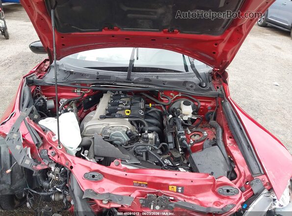 JM1NDAB71H0123330 2017 MAZDA MX-5 MIATA Red Вид ззаду