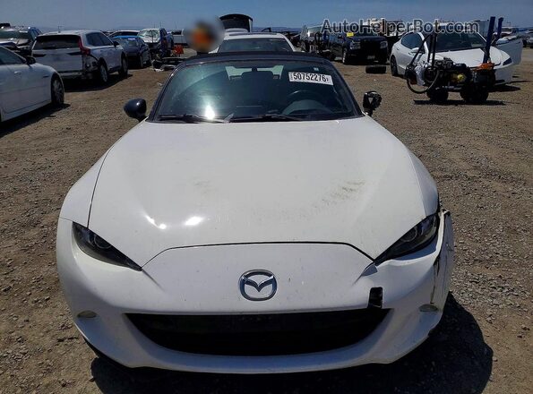 JM1NDAB73K0307367 2019 MAZDA MX-5 White Front view
