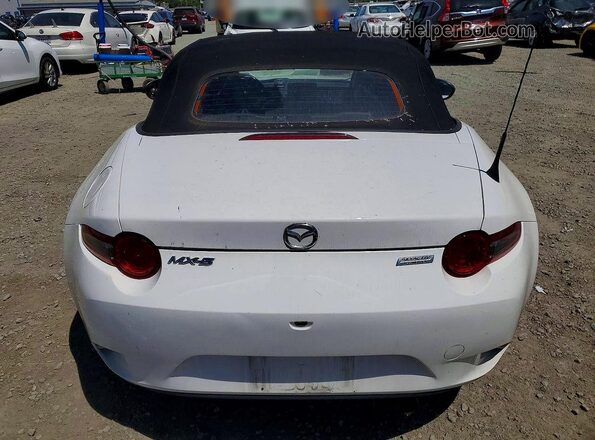 JM1NDAB73K0307367 2019 MAZDA MX-5 White Rear view