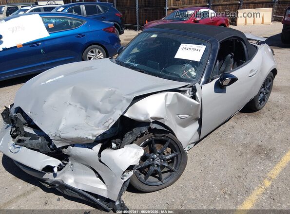 JM1NDAB75N0501046 2022 MAZDA MX-5 MIATA Pewter წინა მარცხენა ხედი სამი მეოთხედიდან