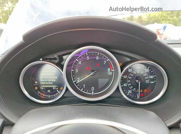 JM1NDAC71T0701417 2026 MAZDA MX-5 Blue Instrument cluster view