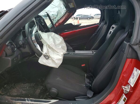 JM1NDAC74H0124681 2017 MAZDA MX-5 Red Vista interior delantera