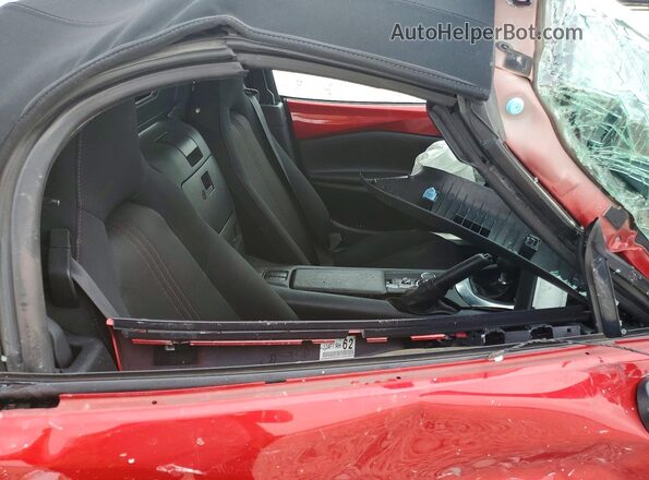 JM1NDAC74H0124681 2017 MAZDA MX-5 Red Vista de los asientos traseros