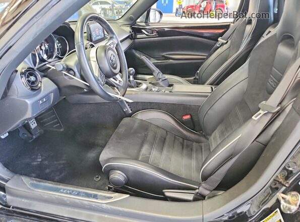 JM1NDAC76N0504892 2022 MAZDA MX-5 Black Widok wnętrza z przodu