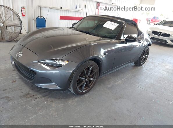JM1NDAC79G0118793 2016 MAZDA MX-5 MIATA Gray Առջևի ձախ երեք քառորդ տեսարան