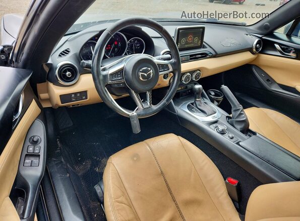 JM1NDAD71G0113490 2016 MAZDA MX-5 Gray Dashboard view
