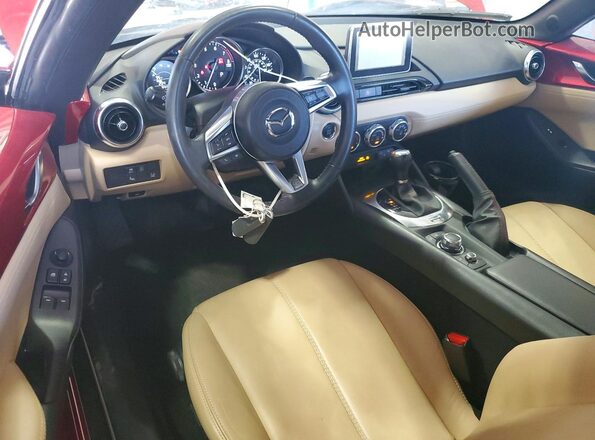 JM1NDAD71H0124264 2017 MAZDA MX-5 Red Widok deski rozdzielczej