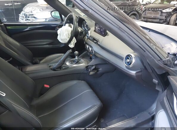 JM1NDAD71S0652393 2025 MAZDA MX-5 MIATA Синий Вид салона спереди