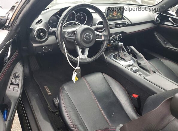 JM1NDAD72H0123866 2017 MAZDA MX-5 Black Вид панелі приладів