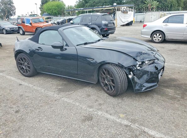 JM1NDAD72H0123866 2017 MAZDA MX-5 Black Передня права чверть
