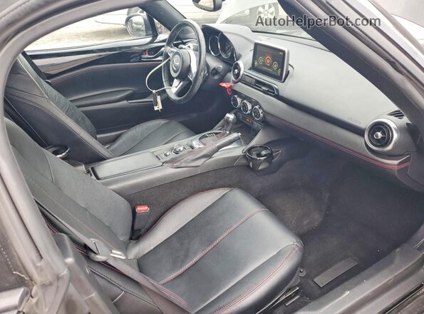 JM1NDAD72H0123866 2017 MAZDA MX-5 Black Вид задніх сидінь