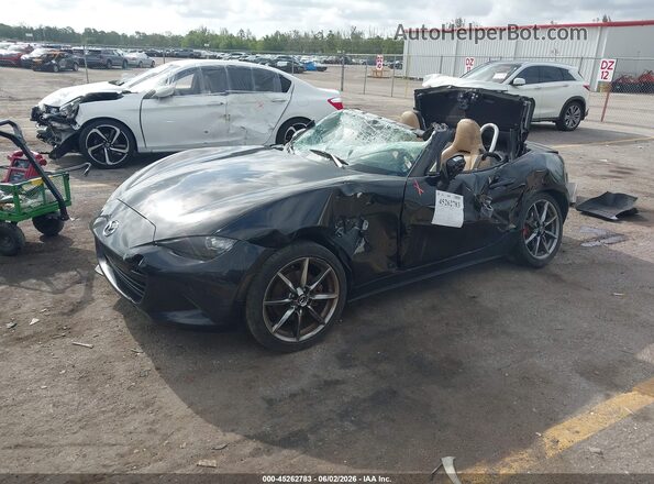 JM1NDAD74G0110714 2016 MAZDA MX-5 MIATA Черный Передняя левая четверть